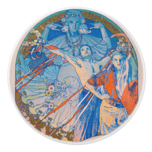 Alphonse Mucha für das Sokol Festival (1926) Keramikknauf
