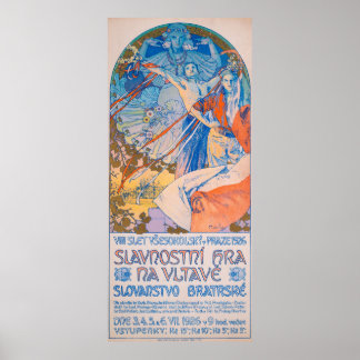 Alphonse Mucha für das Sokol Festival (1926) Poster