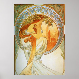 Alphonse Mucha - Gedichte Poster