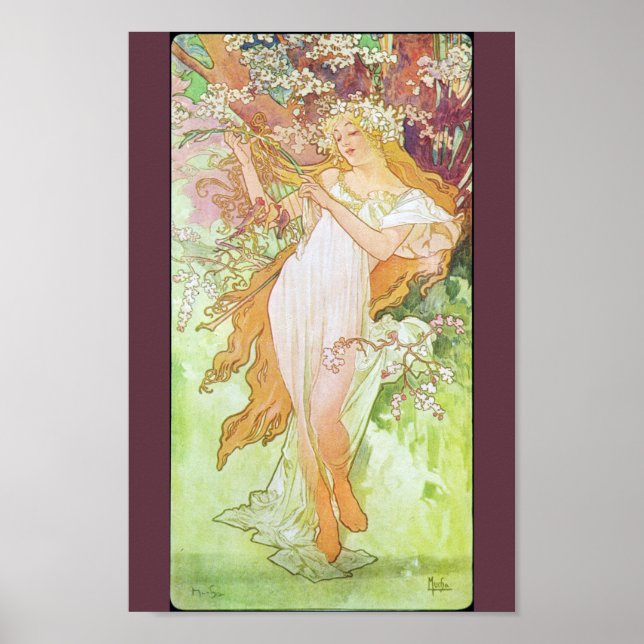 Alphonse Mucha Giro del Malcantone Poster (Vorne)
