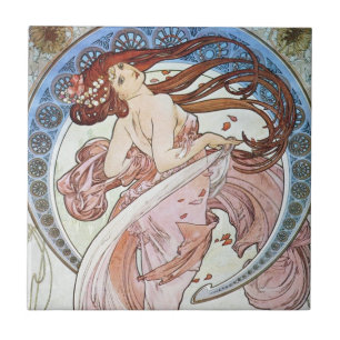 Alphonse Mucha Goddess Fliese