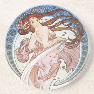 Alphonse Mucha Goddess Getränkeuntersetzer