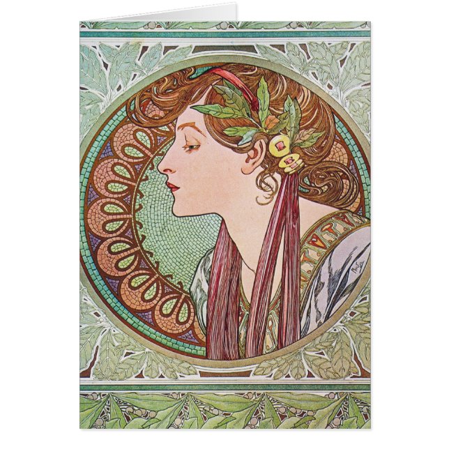 Alphonse Mucha Göttinnen-Kunst (Vorne)