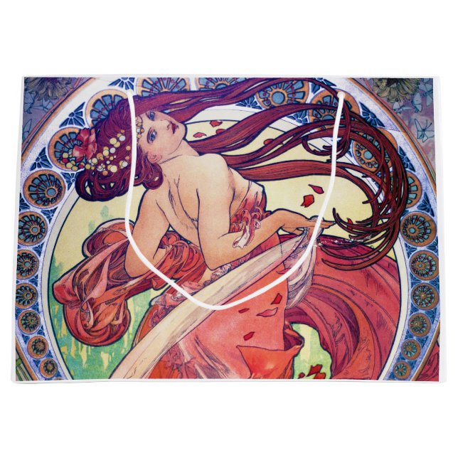 Alphonse Mucha Große Geschenktüte (Vorderseite)