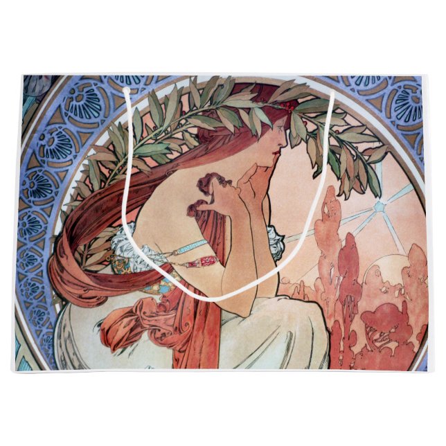 Alphonse Mucha Große Geschenktüte (Vorderseite)