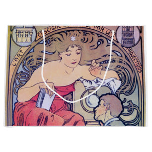 Alphonse Mucha Große Geschenktüte