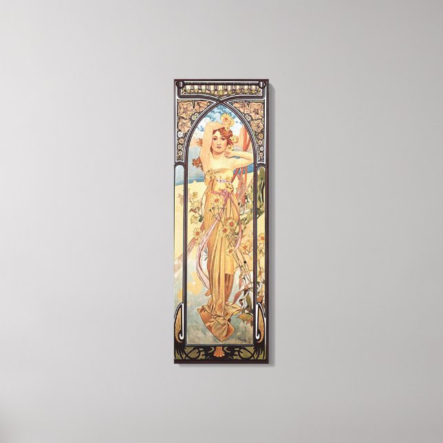 Alphonse Mucha, Helligkeit des Tages Leinwanddruck (Vorderseite)