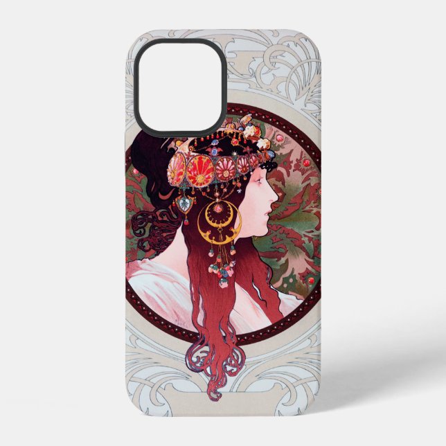Alphonse Mucha iPhone Hülle (Rückseite)
