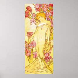 Alphonse Mucha Iris Poster