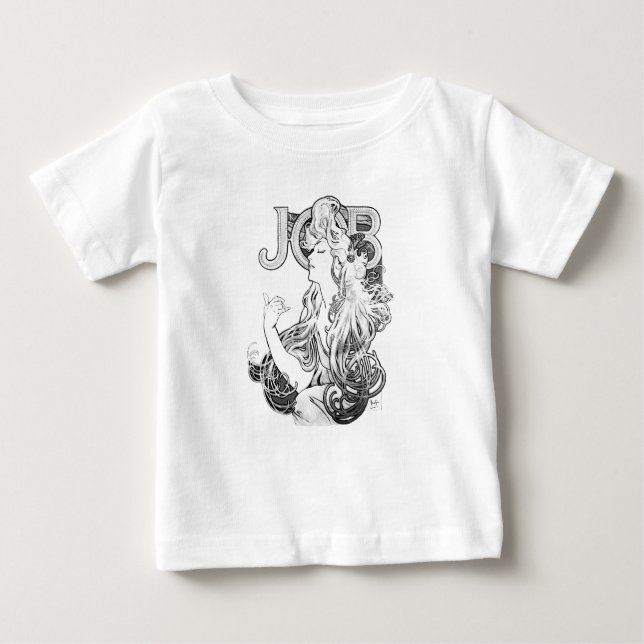 Alphonse Mucha JOB ISOGS Baby T-shirt (Vorderseite)