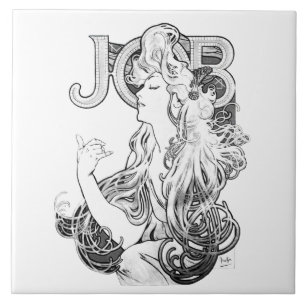 Alphonse Mucha JOB ISOGS Fliese