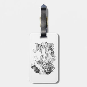 Alphonse Mucha JOB ISOGS Gepäckanhänger