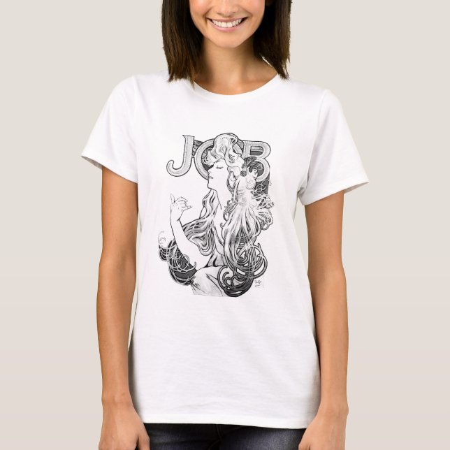 Alphonse Mucha JOB ISOGS T-Shirt (Vorderseite)