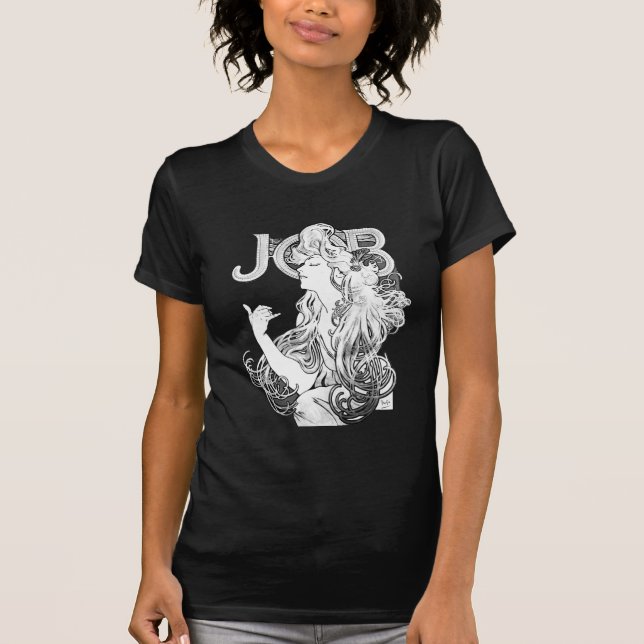 Alphonse Mucha JOB ISOGS T-Shirt (Vorderseite)