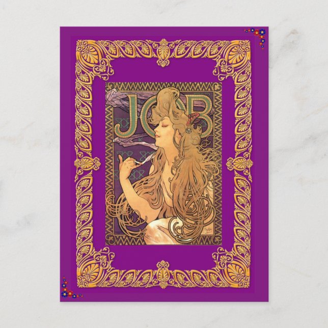 Alphonse Mucha - Job Postkarte (Vorderseite)