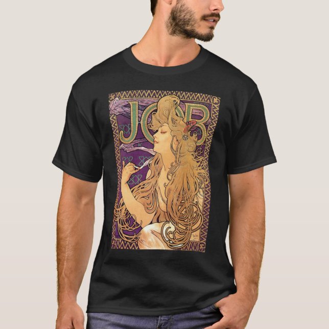 Alphonse Mucha , JOB T-Shirt (Vorderseite)
