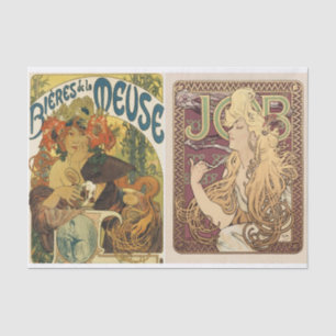 Alphonse Mucha Jugendstil für Künstler Seidenpapier