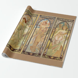 Alphonse Mucha - Jugendstilmeister Geschenkpapier