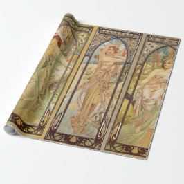 Alphonse Mucha - Jugendstilmeister Geschenkpapier