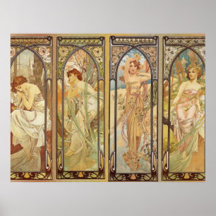 Alphonse Mucha - Jugendstilmeister Poster