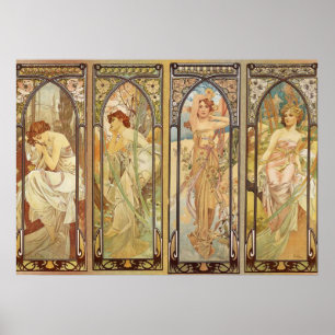 Alphonse Mucha - Jugendstilmeister Poster