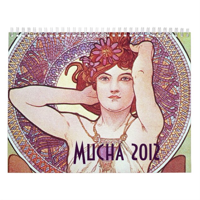 Alphonse Mucha Kalender (Titelbild)