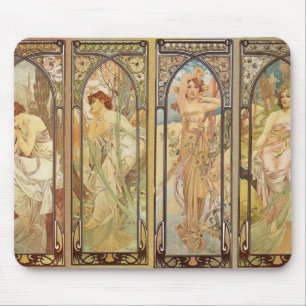 Alphonse Mucha - Kunst Nouveau Meister Mousepad