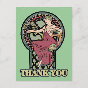 Alphonse Mucha Kunst Postkarte