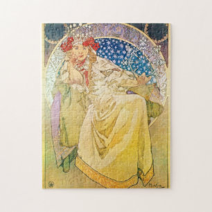 Alphonse Mucha Kunst Puzzle