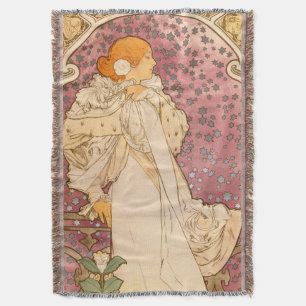 Alphonse Mucha La Dame Aux Camelias: Art Nouveau Decke