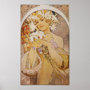 Alphonse Mucha. La Fleur/Blume, c.1897 Poster