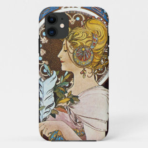 Alphonse Mucha La Plume Quill Pen iPhone 5 Hülle
