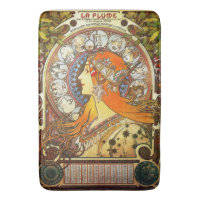 Alphonse Mucha La Plume Zodiac Art Nouveau Vintag