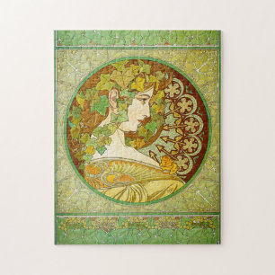 Alphonse Mucha Laurel Puzzle