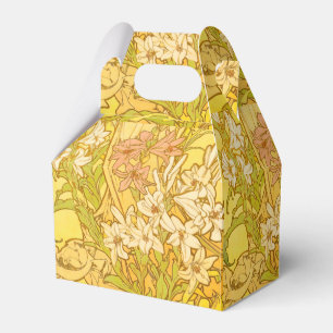 Alphonse Mucha Lily Blumenmuster: Art Nouveau  Geschenkschachtel