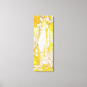 Alphonse Mucha Lily Leinwand Poster