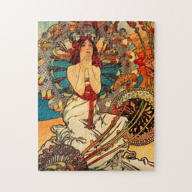 Alphonse Mucha Monte Carlo Puzzle (Vertikal)