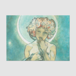 Alphonse Mucha Moonlight Clair De Lune Art Nouveau Seidenpapier