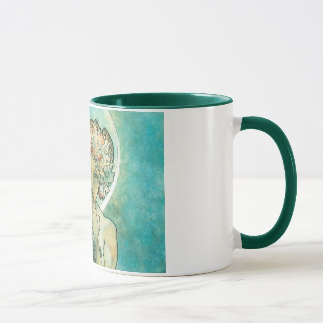 Alphonse Mucha Moonlight Clair De Lune Art Nouveau Tasse (Rechts)