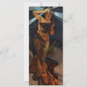 Alphonse Mucha Morning Star Einladungen
