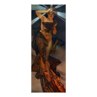 Alphonse Mucha Morning Star Print