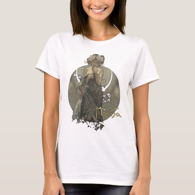 Alphonse Mucha - Morning star shirt (Vorderseite)