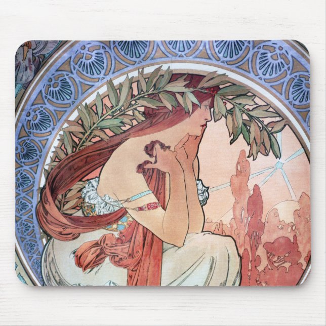 Alphonse Mucha Mousepad (Vorne)