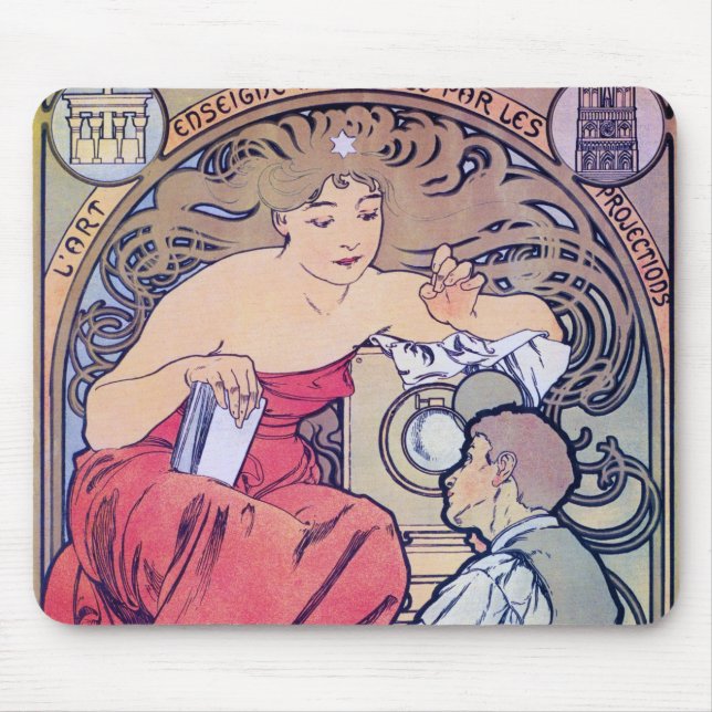 Alphonse Mucha Mousepad (Vorne)