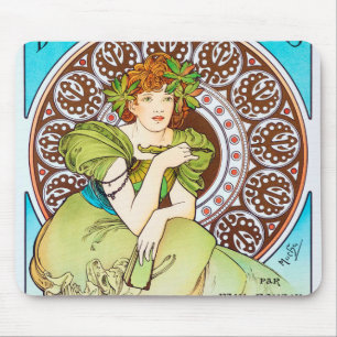 Alphonse Mucha Mousepad