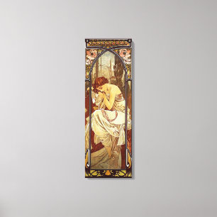Alphonse Mucha, Night's Erholung Leinwanddruck