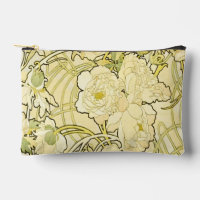 Alphonse Mucha Pfingstrosen Art Nouveau Blumenmust