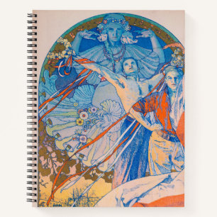 Alphonse Mucha Plakat für das Sokol Festival (1926 Notizbuch