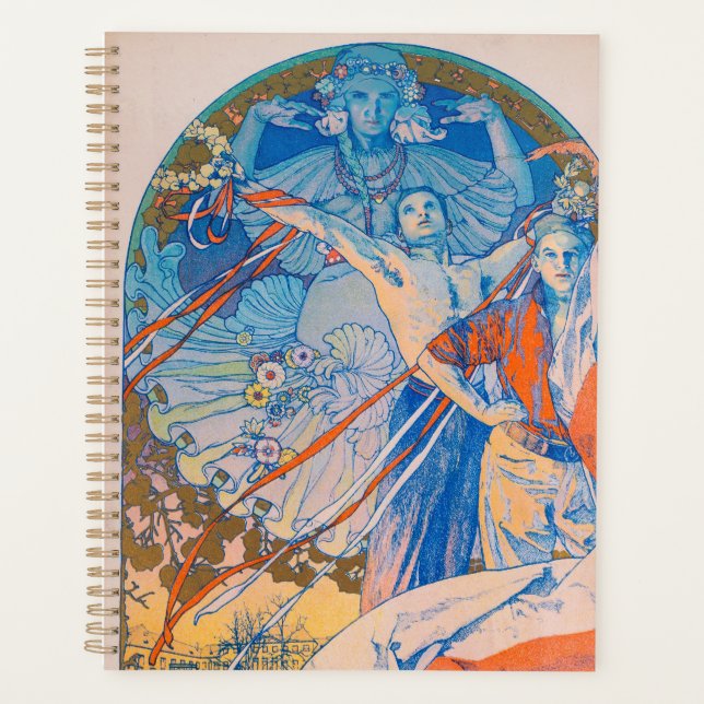 Alphonse Mucha Plakat für das Sokol Festival (1926 Planer (Vorderseite)