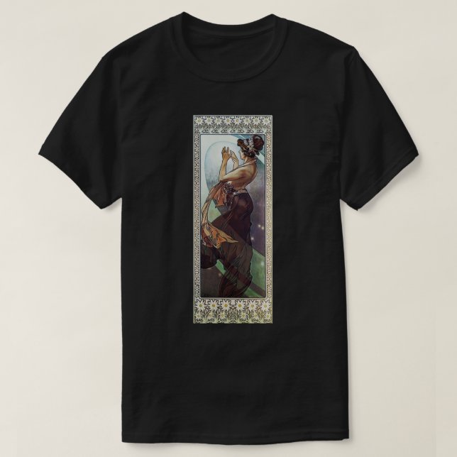 Alphonse Mucha Pole Star T-Shirt (Design vorne)